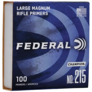 Federal Rifle Primers Large Magnum 1000 Ct. Haz