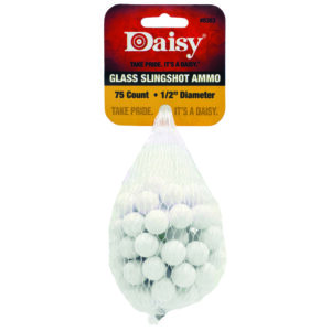 Daisy Slingshot Ammo Glass 1-2in. 75ct.