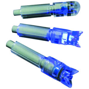 Gws Lighted Crossbow Nocks Blue 3 Pk.
