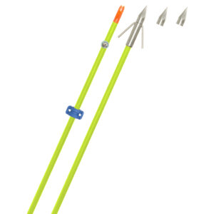 Fin Finder Raider Pro Bowfishing Arrow Flo Green With Big Head Point