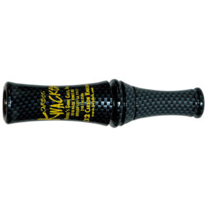 Haydels Carbon Kwacker Mallard Duck Call 2-reed Carbon Finish