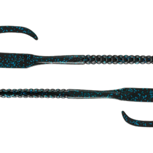 Berkley PowerBait Power Worms 10in Black-BlueFlake  8ct