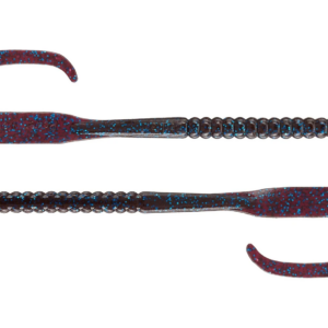 Berkley PowerBait Power Worms 10in Blue Fleck 8ct