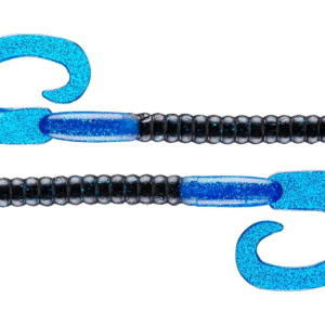Berkley PowerBait Power Worms 7in Black-Blue 13ct