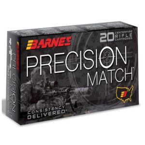 Barnes Precision Match OTM Rifle Ammunition 6mm ARC 105gr OTM 2675 fps 20-ct