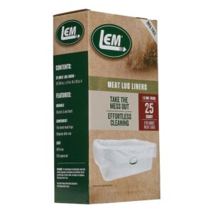 LEM Plastic Meat Lug Liners 25-ct
