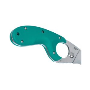 CRKT Bear Claw Fixed Knife 2-2-5" Hawkbill Blade Green