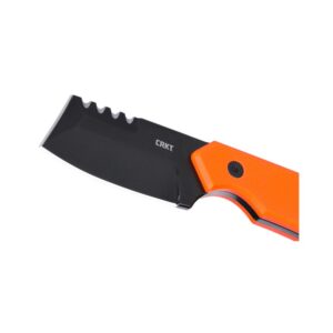 CRKT Razel Compact Fixed Knife 2-3-10 Chisel Blade Orange