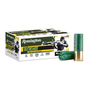Remington Express Buckshot Shotshells 12ga 2-3-4" 9 plts #00 1325 fps 100-ct